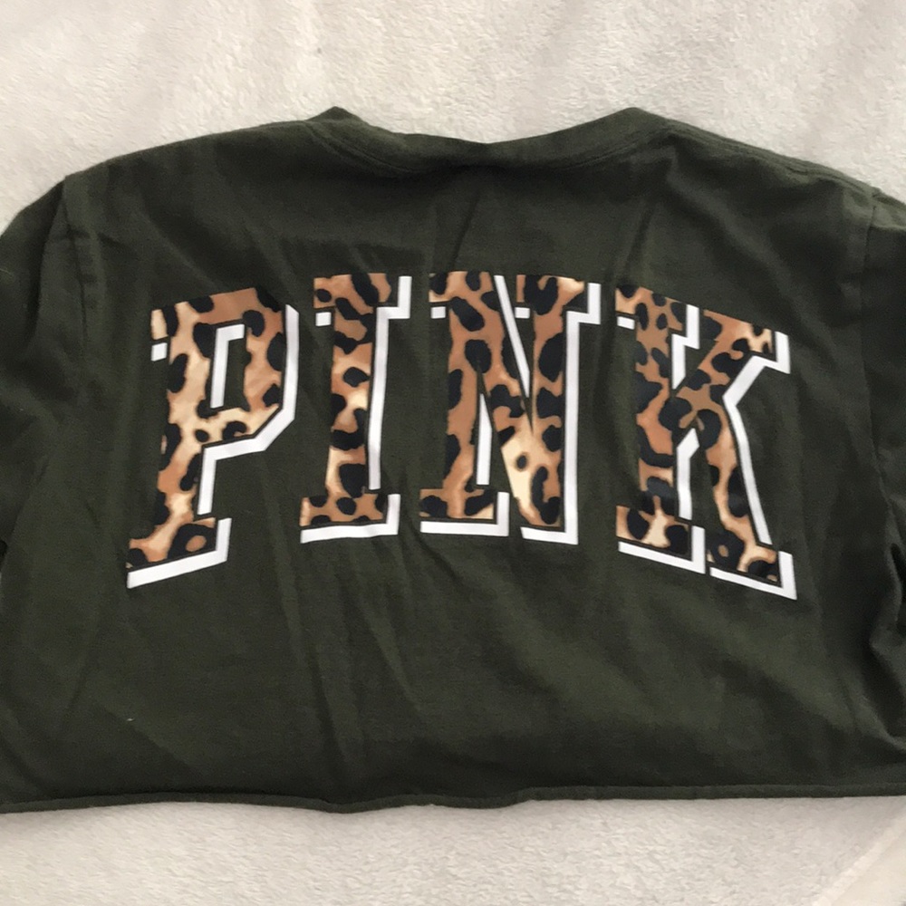 Pink cut off oversized T